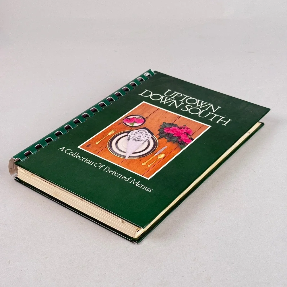 Uptown Down South Junior League Greenville SC Cookbook Southern Menus 1986